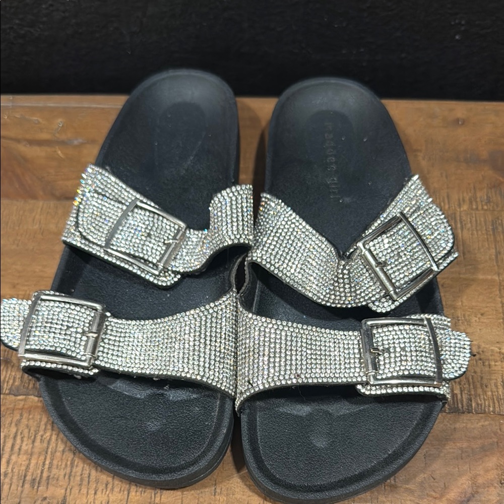 Madden Girl Rhinestone Embellished Sandals